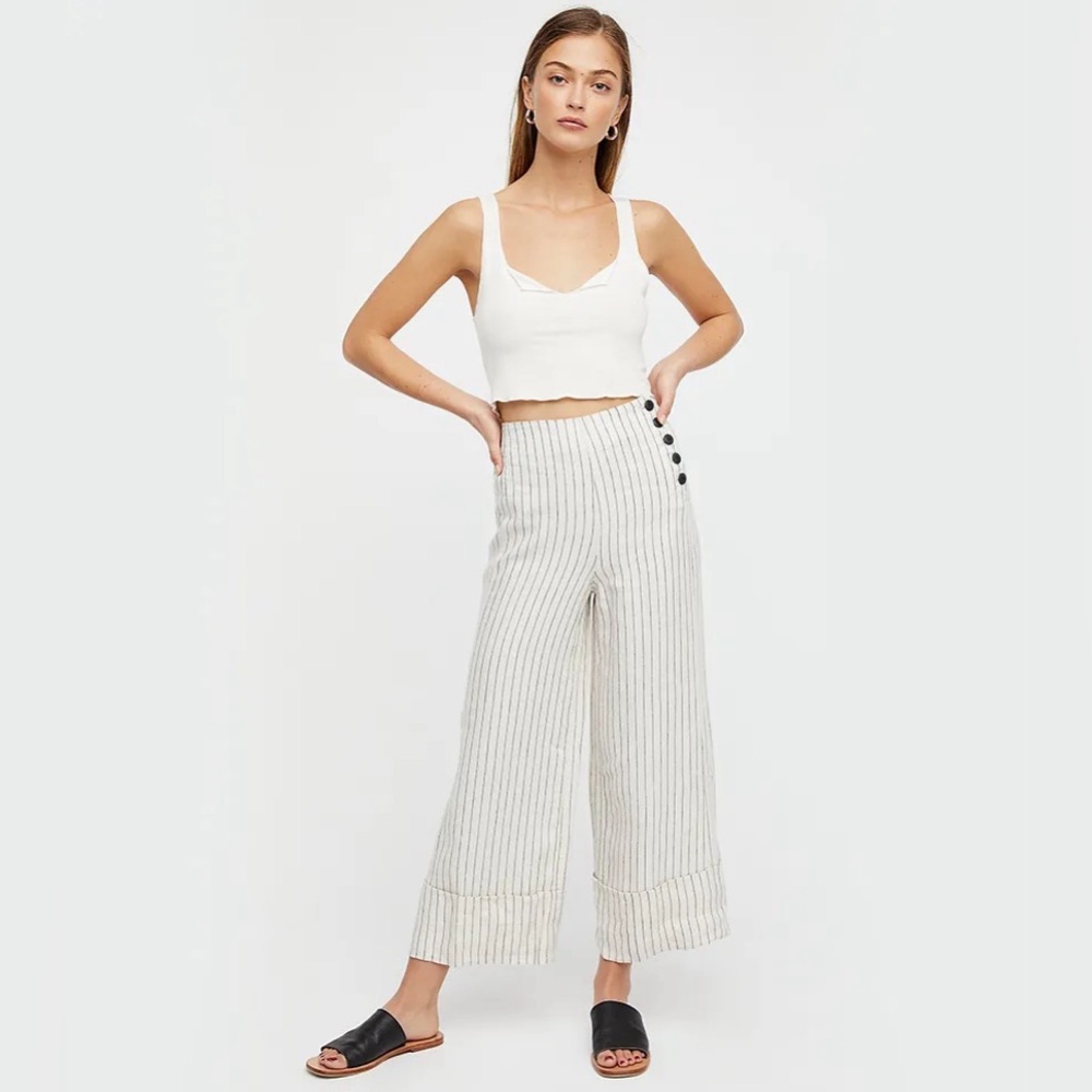 Free People Amalfi High Rise Cropped Cuff 2